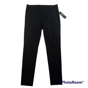 Lauren Ralph Lauren Pants Black Womens 6 Stretch Skinny Career Dress Pants NWT